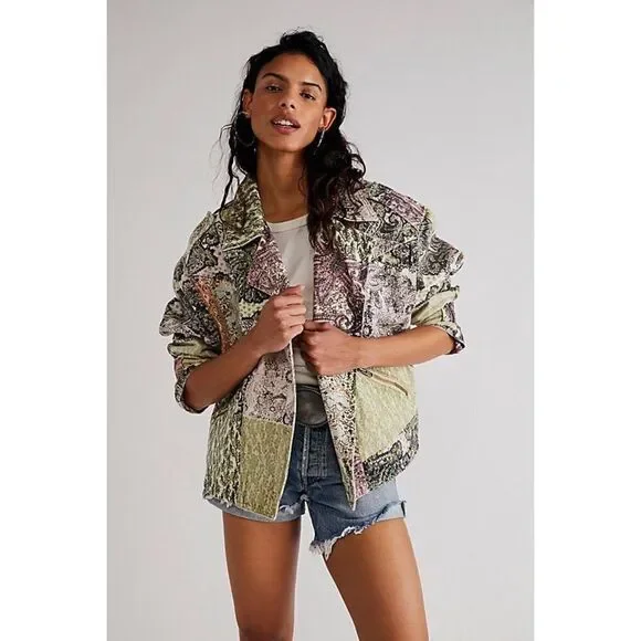 New Free People Nadia Moto Jacket Size S - Picture 1 of 9